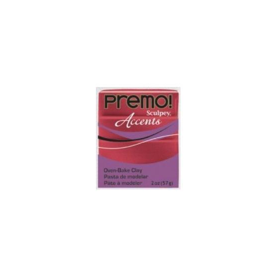 Sculpey Premo Accents 5051 Red Glitter Efektli Polimer Kil