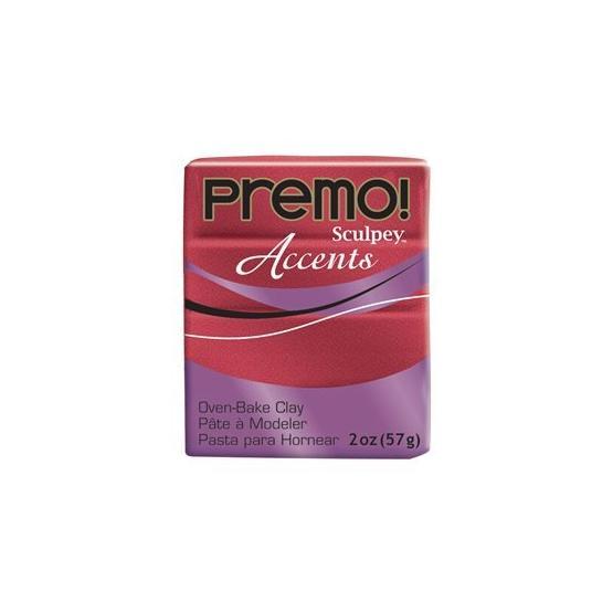 Sculpey Premo Accents 5051 Red Glitter Efektli Polimer Kil
