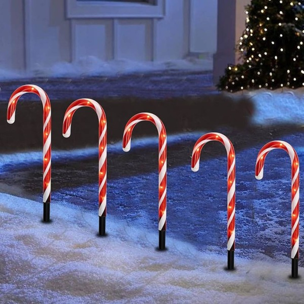 SD Works Candy Cane Lights Yılbaşı Şekeri Bahçe Aydınlatması 5 Adet Oto Boyaları Fiyatı