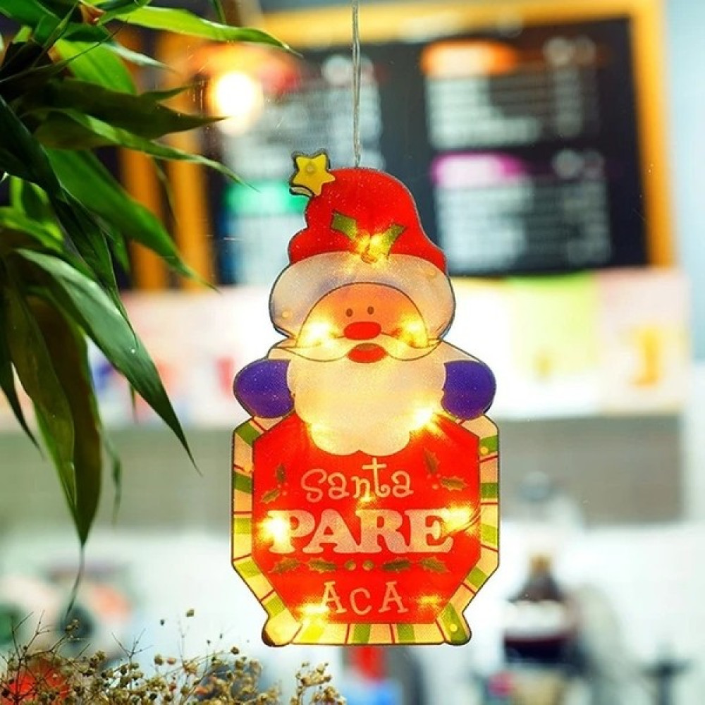 SD Works Window Decoration Lights Vantuzlu Yılbaşı Süsü Santa Noel Baba Oto Boyaları Fiyatı