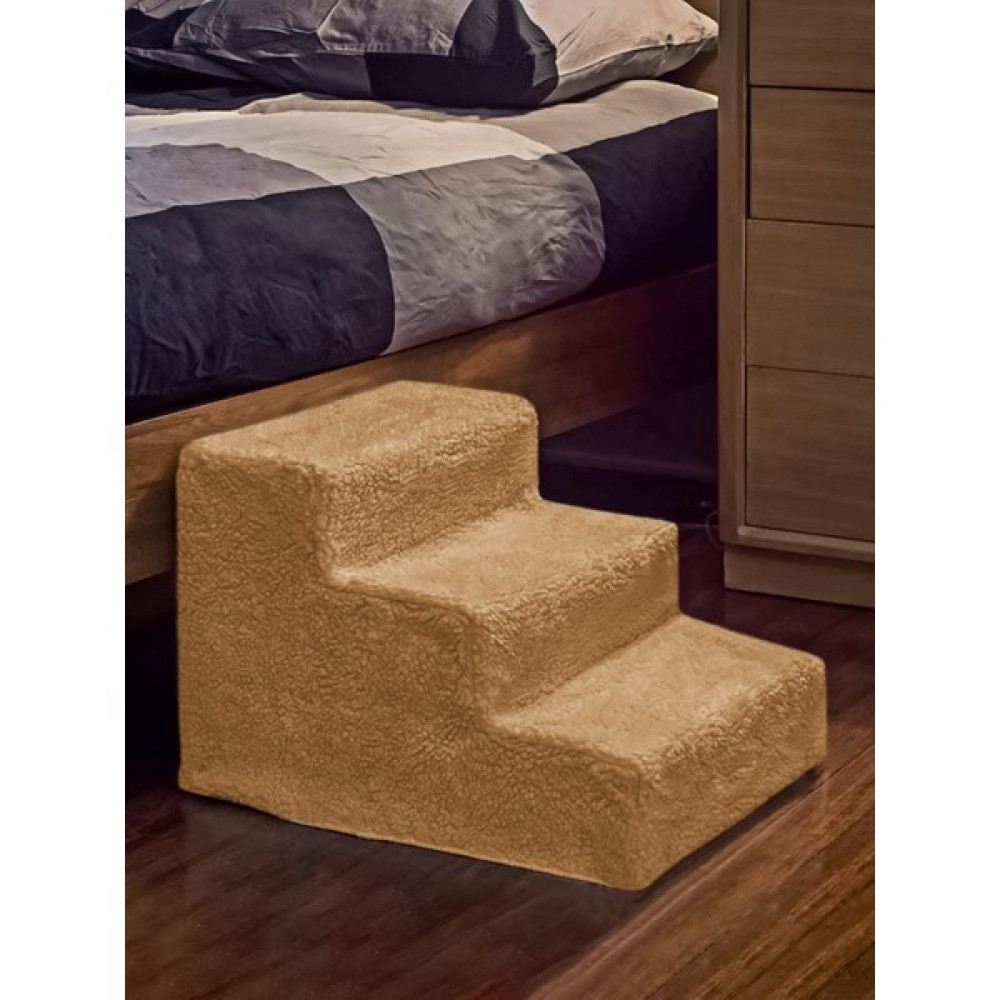 Sdy Pet Kedi & Köpek Merdiveni Fermuarlı 3 Basamak Sünger Merdiven - Bej - 50 x 40 cm Evcil Hayvan Ürünleri Fiyatı