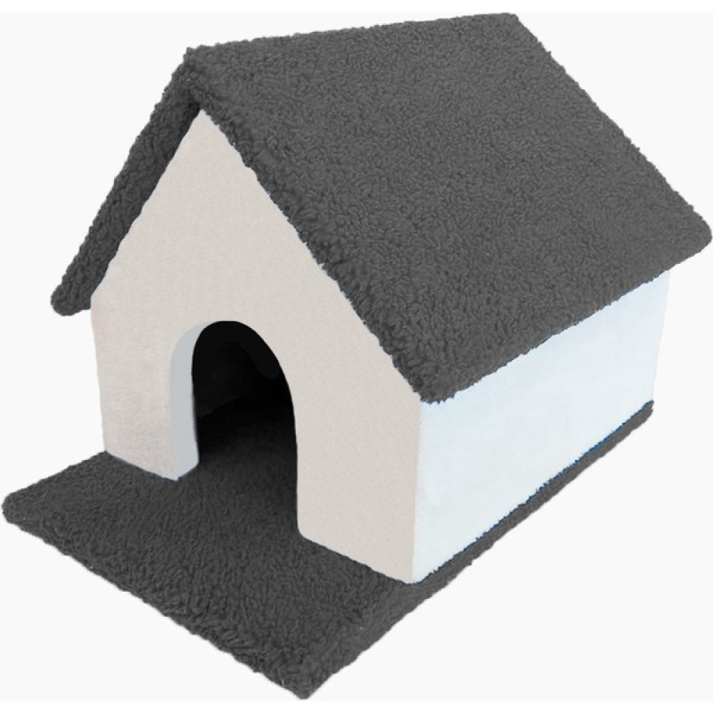 Sdy Pet Kulübe Köpek Evi Küçük ve Orta Irk - Gri Evcil Hayvan Ürünleri Fiyatı