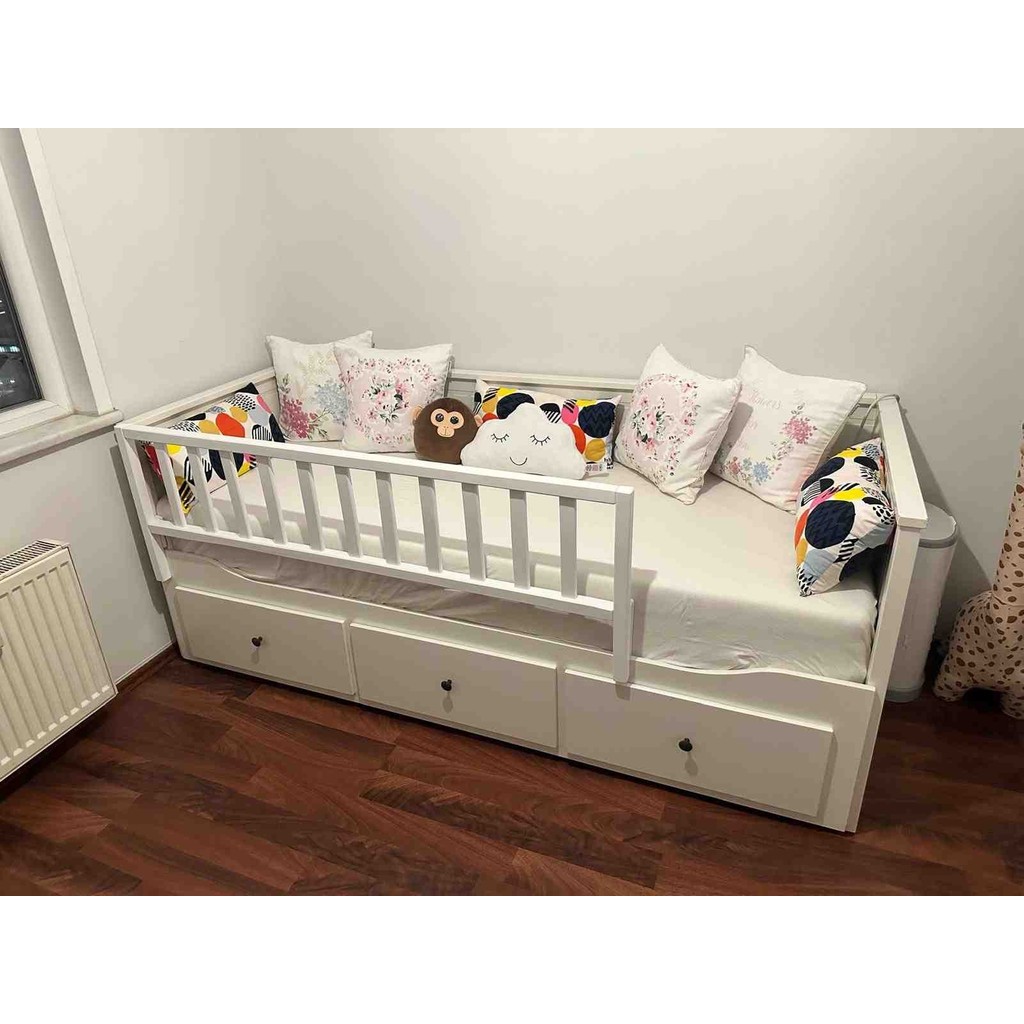 Se7enSky Hemnes Uyumlu Yatak Bariyeri 150 cm - Beyaz Diğer Fiyatı