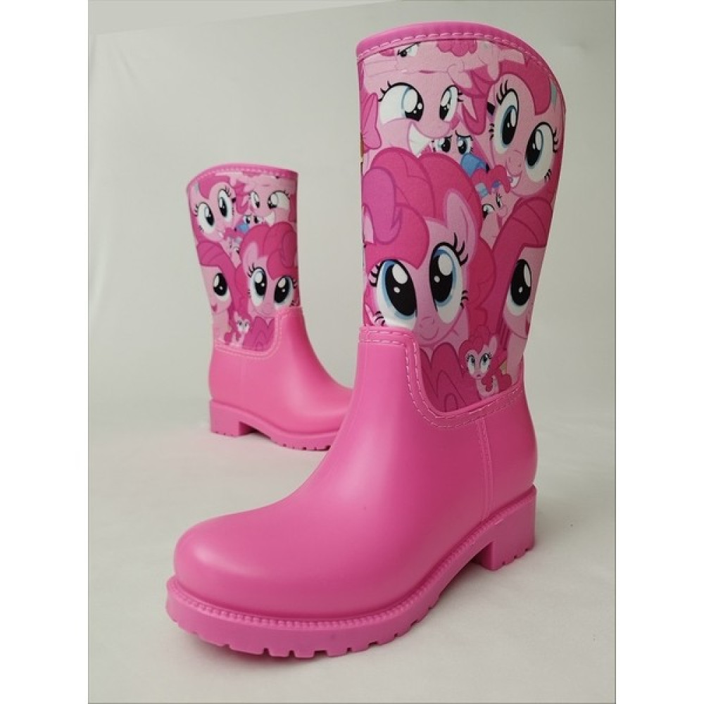 Sea & Blue Shoes My Little Ponny Baskılı Pembe Su Geçirmeyen Kız Çocuk Yağmur Çizmesi Kız Çocuk Bot Fiyatı