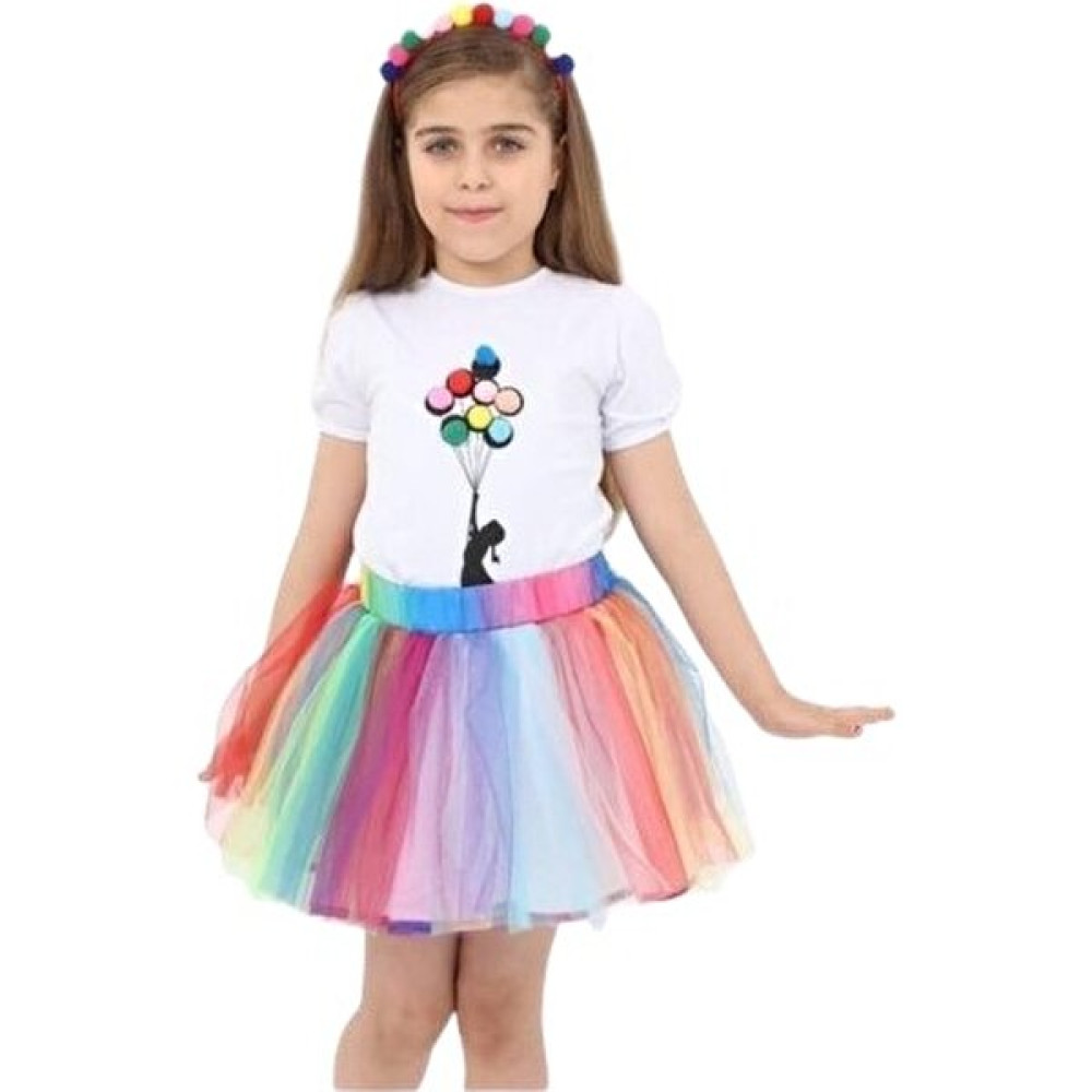 Sea Bubbles 23 Nisan Kız Çocuk Gösteri Kıyafeti Alt Üst Takım Taç Dahil - 3lü Set No.23 Kız Çocuk Giyim Takımı Fiyatı