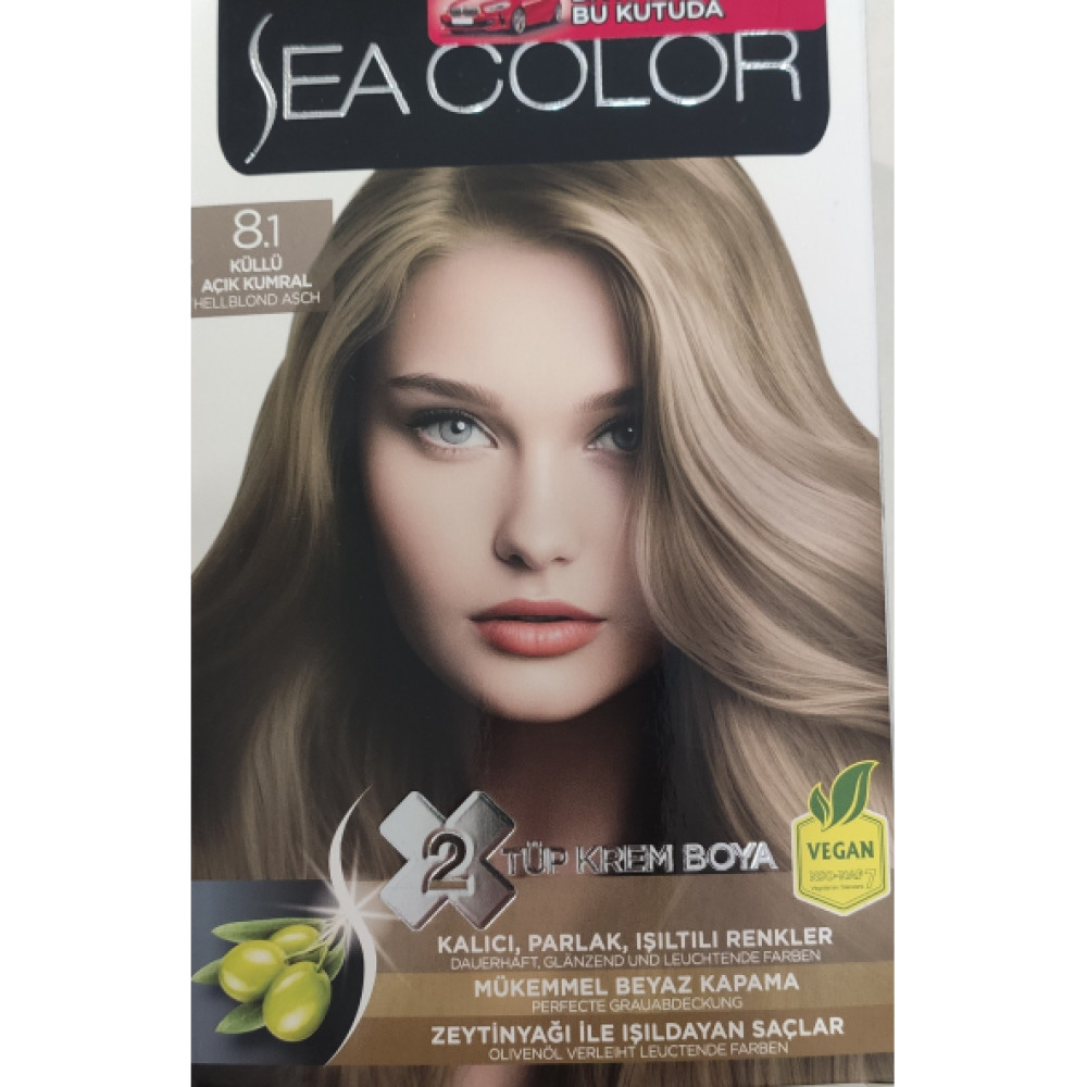 Sea Color 2 Lı Tup Krem Sac Boyası 8/1 Kullu Acık Kumral Kişisel Bakım Gereçleri Fiyatı