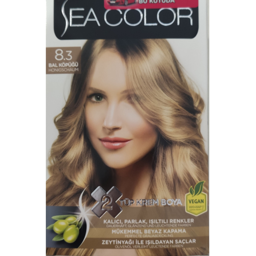 Sea Color  2 Lı Tup Krem Sac Boyası  8/3 Bal Kopugu Saç Bakımı Fiyatı