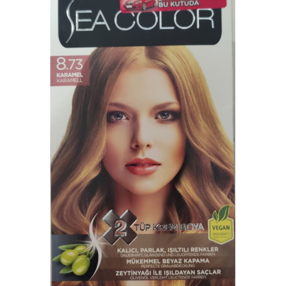 Sea Color 2 Lı Tup Krem Sac Boyası 8/73 Karamel Kişisel Bakım Gereçleri Fiyatı