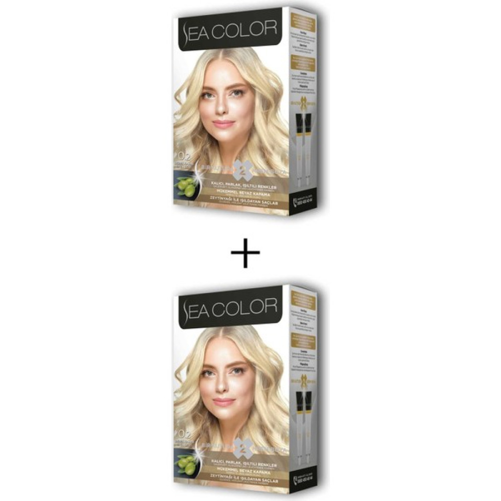 Sea Color 2x2 Tüp Krem Saç Boyası Seti Bebek Sarısı No:0.2 Saç Boyası Fiyatı