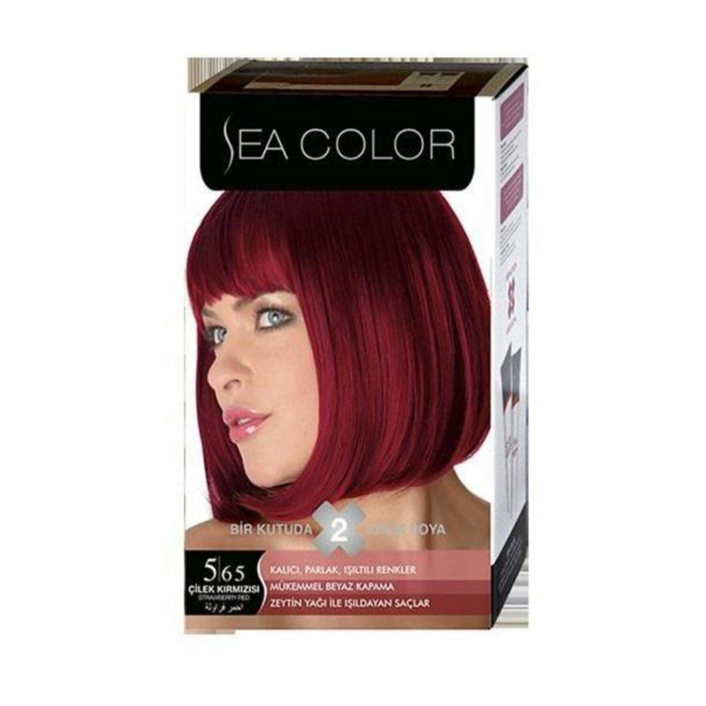 Sea Color Çilek Kırmızısı Set Boya 5.65 Saç Boyası Fiyatı
