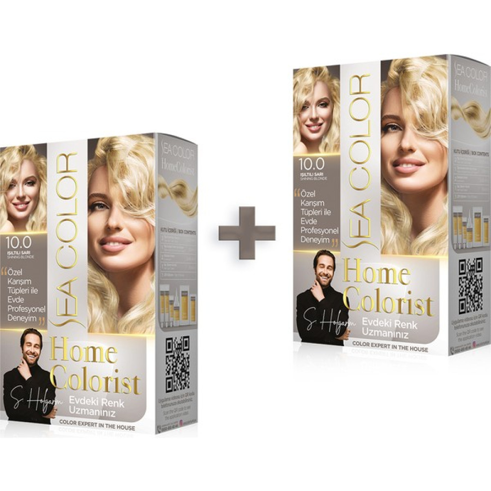 Sea Color Homecolorist 10.0 Işıltılı Sarı Saç Boyası Saç Boyası Fiyatı