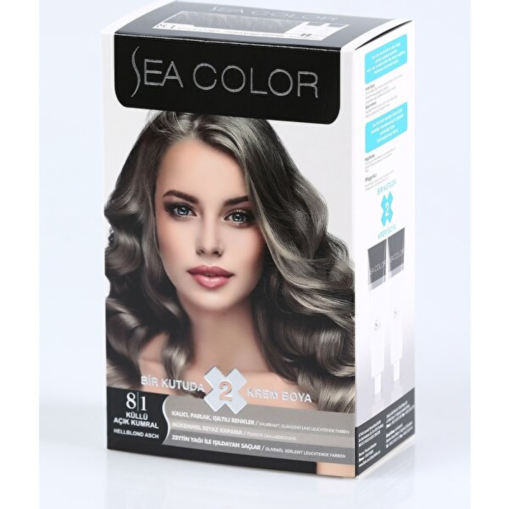 Sea Color Saç Boyası Küllü Açık Kumral 8/1 Saç Boyası Fiyatı