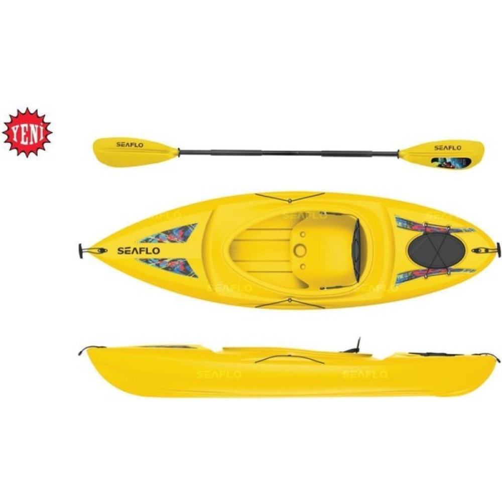 SEAFLO SF-1006 Tek Kişilik Kano Kapalı Sarı Doğa Sporları Fiyatı