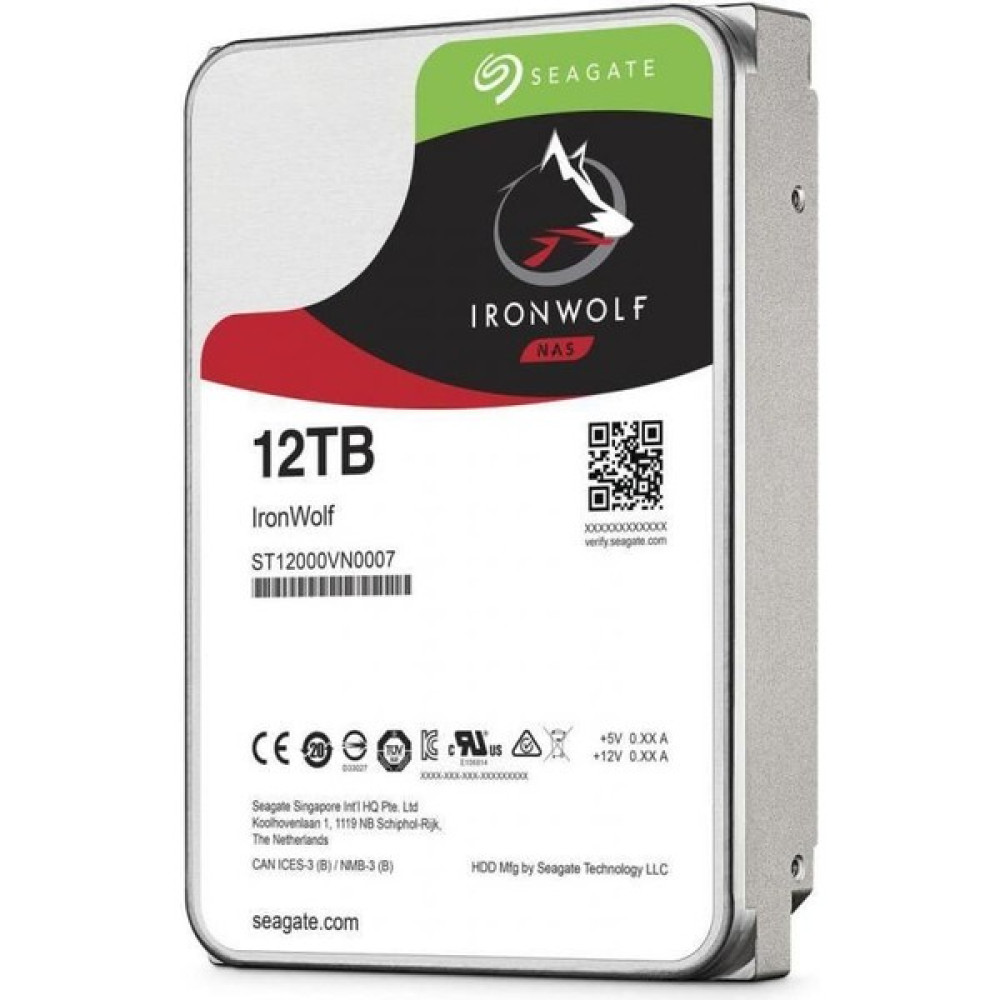 Seagate 12 Tb Seagate 3.5 Ironwolf Sata3 7200RPM 256MB ST12000VN0008 (Resmı Dıst Garantılı) Sabit Diskler Fiyatı