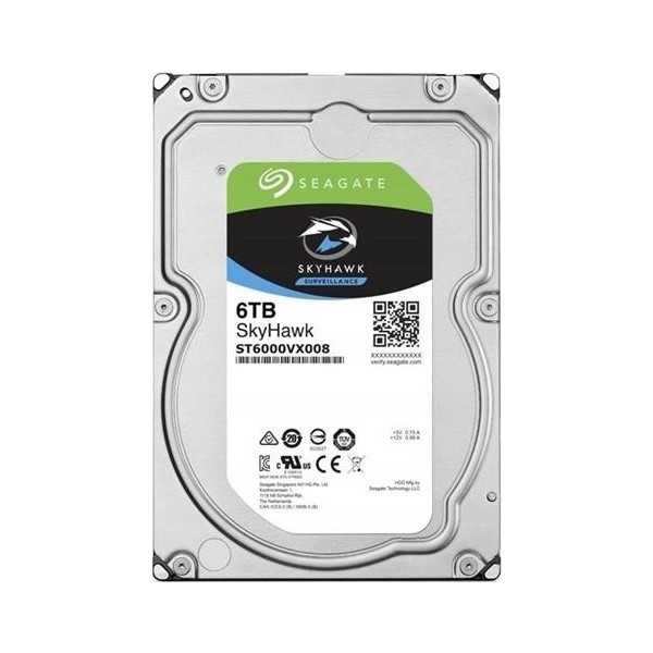 Seagate 6Tb Skyhawk St6000Vx008 5900 Rpm 256Mb Sata-3 Güvenlik Diski İthalatcı Garantili - Yok SSD / Solid State Drive Fiyatı