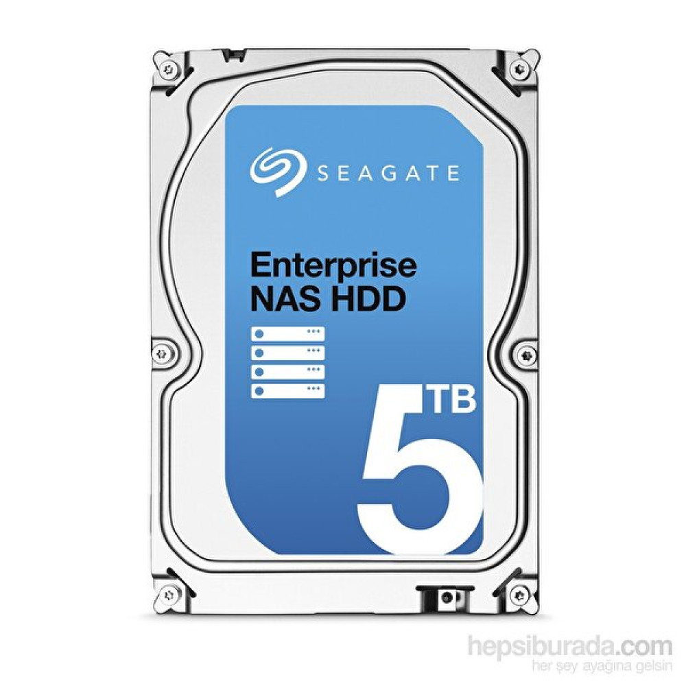 Seagate Enterprise NAS HDD 5TB 3.5" 7200RPM Sata 3.0 128Mb Nas Disk (ST5000VN0001) Sabit Diskler Fiyatı