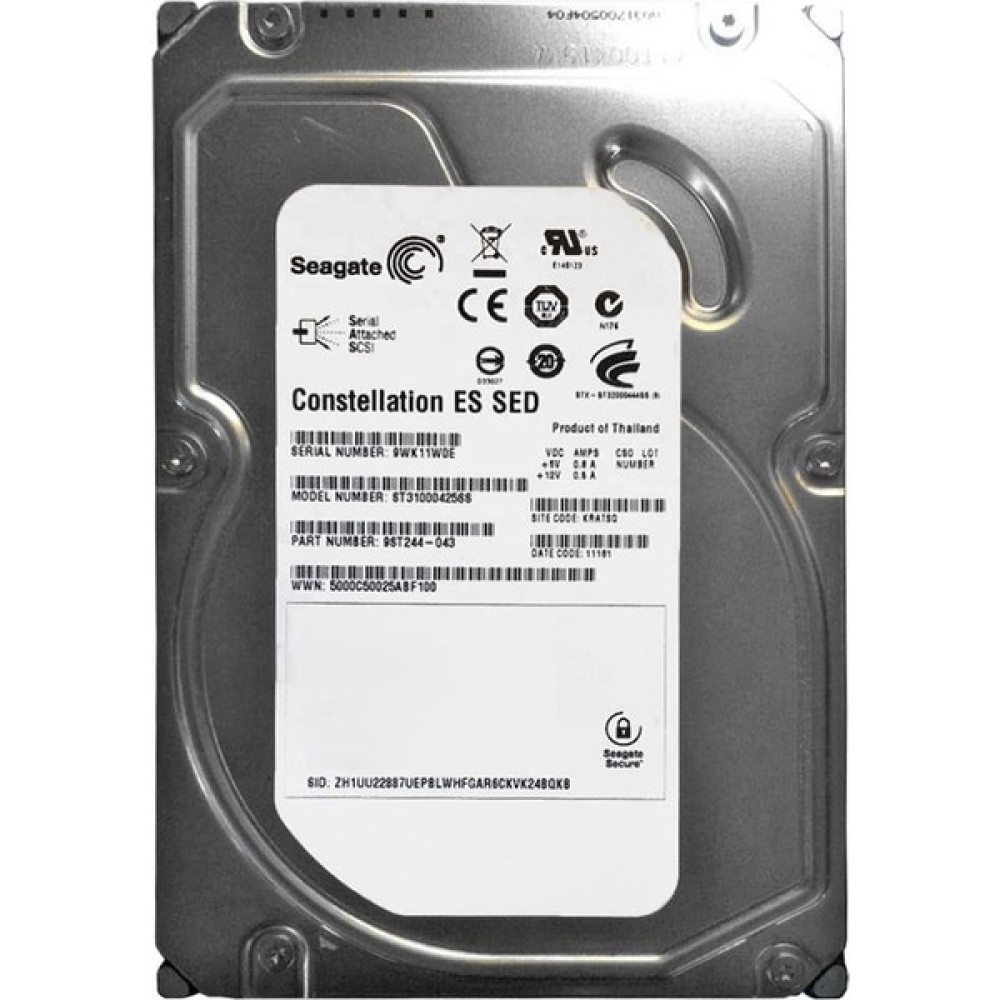 Seagate Netapp- Ibm ve Sun Uyumlu 1tb Enterprise Sata ST31000425SS Oto Boyaları Fiyatı