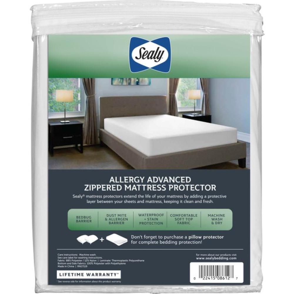 Sealy Allergy Advanced Waterproof Fermuarlı Yatak Koruyucu - 150 x 200 cm Alez / Yatak Koruyucu Fiyatı