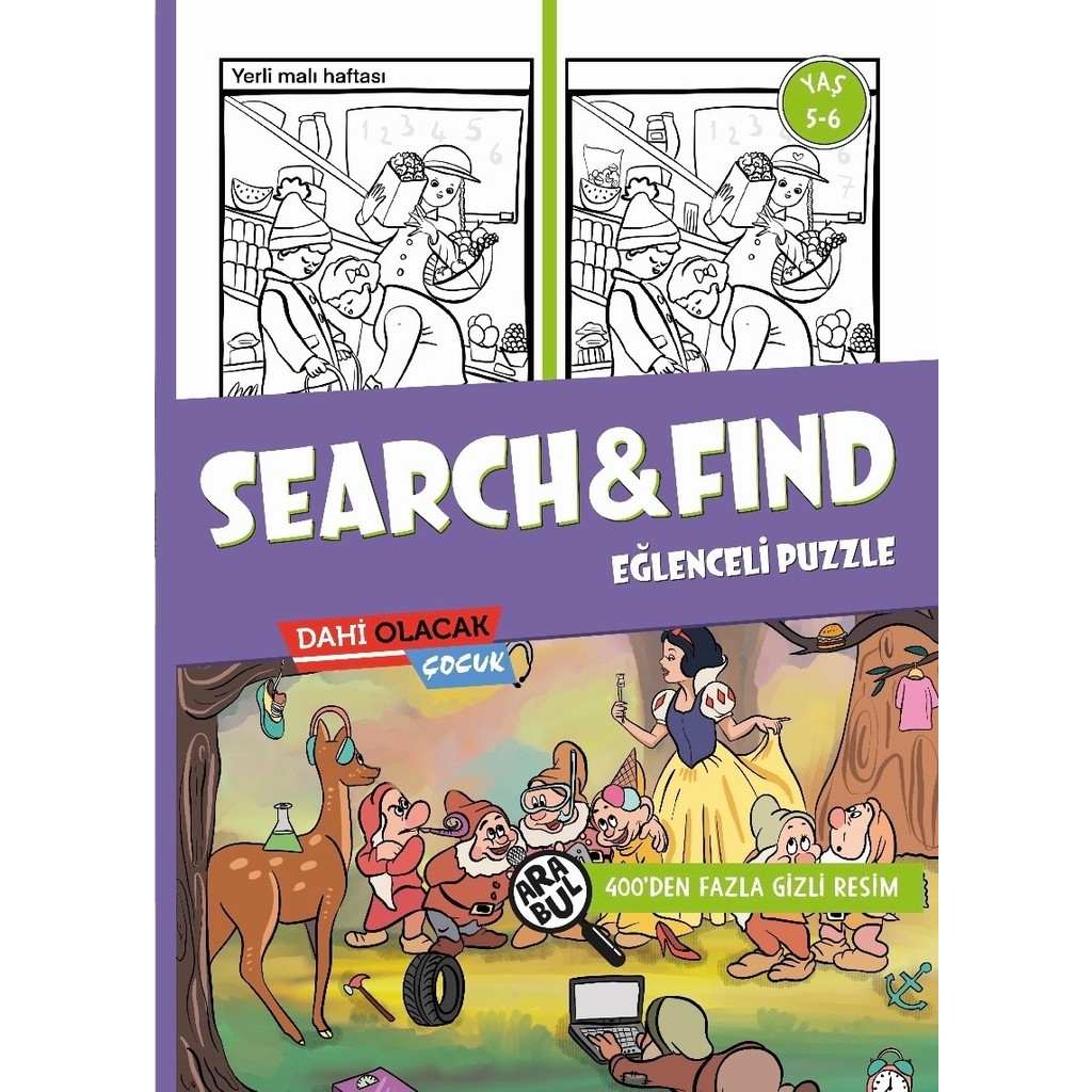 Search & Find (Ara Bul) - Eğlenceli Puzzle 5-6 Yaş Eğitici Oyuncak Fiyatı