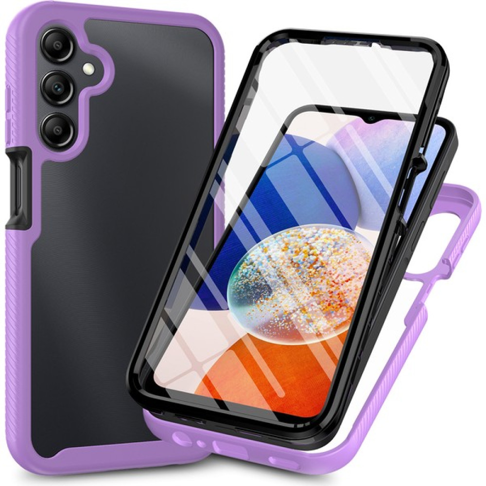 Seashell Digital Samsung Galaxy A15 5g Tam Koruma Kapağı Pet Ekran Koruyucusu Al Telefon Kılıfı (Yurt Dışından) - Mor Cep Telefonu Kılıfı Fiyatı