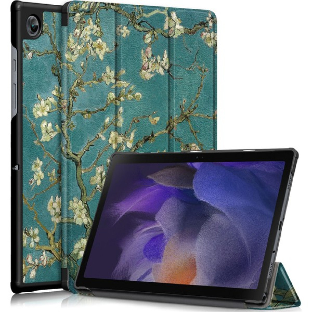 Seashell Digital Samsung Galaxy Tab A8 10.5 (2021 2022) Desen Baskılı Şık Premium Üç Katlı Stand Otomatik Uyandırma uyku Pu Deri Akıllı Erik Çiçeği Tablet Kılıfı (Yurt Dışından) - Renkli Tablet Kılıfı Fiyatı