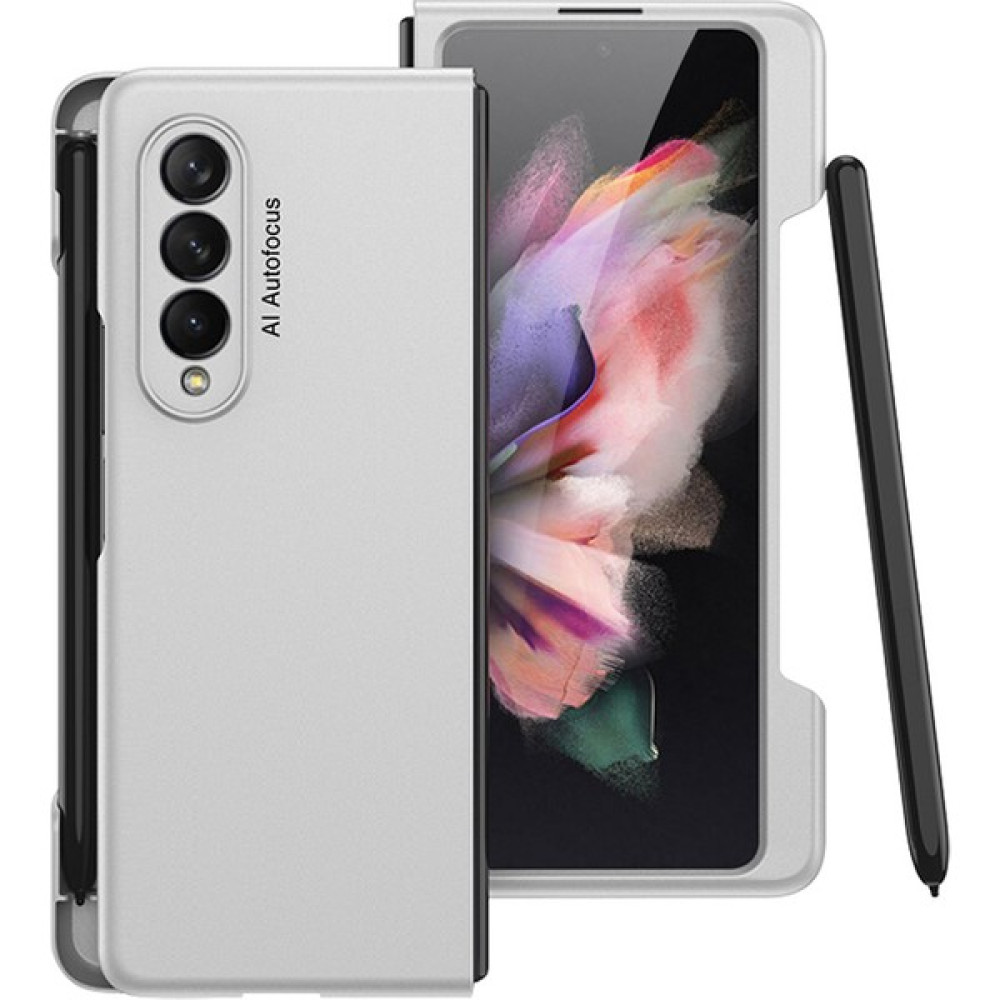 Seashell Digital Samsung Galaxy Z Fold3 Için 5g Sabit Pc Ultra-Slim Kılıfı Kalem Yuvası Silver ile Büyük Kesim Kabuğu (Yurt Dışından) - Gümüş Cep Telefonu Kılıfı Fiyatı