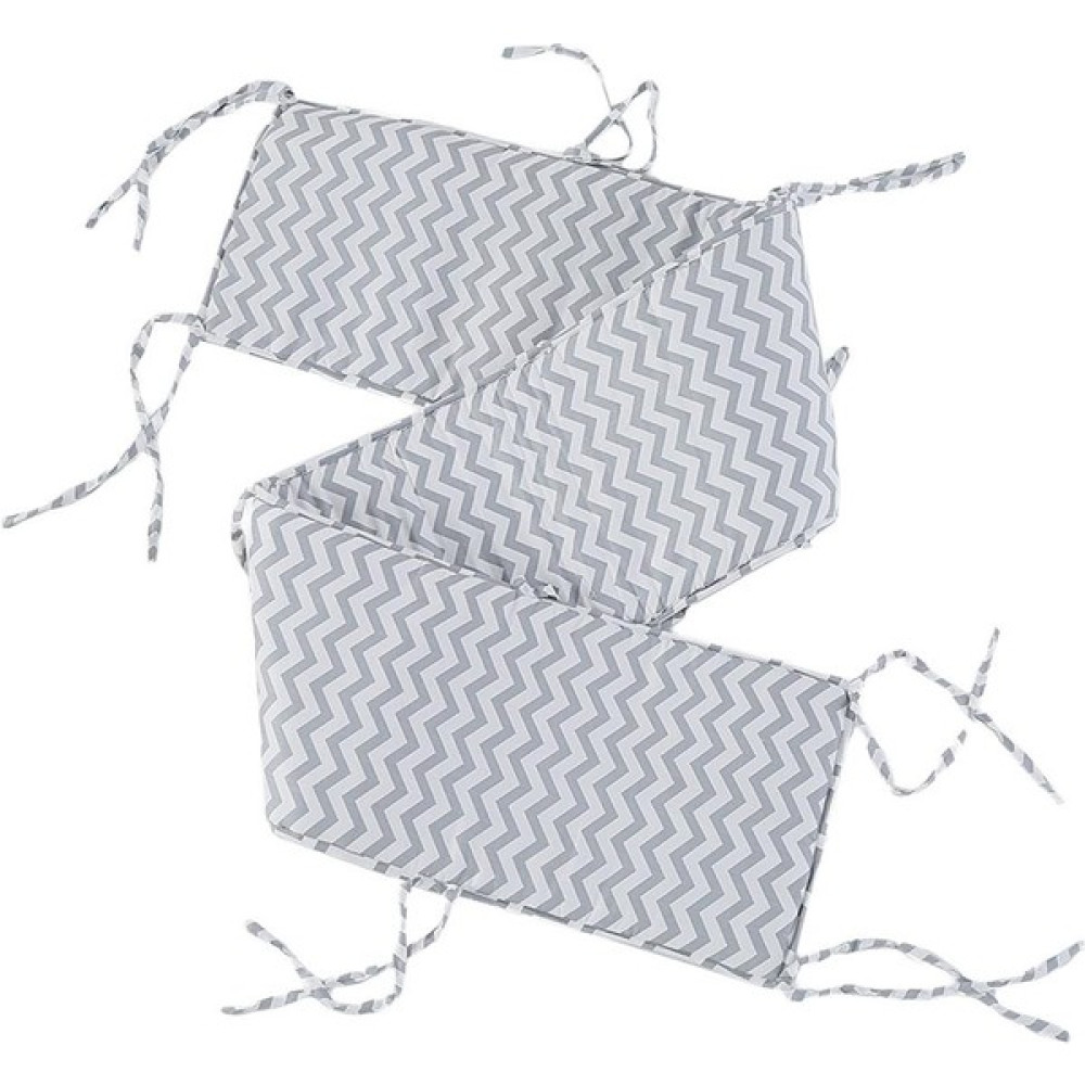 Seasong Bebek Yatak Tampon Çocuk Beşik Koruyucu Başucu Tampon Bebek Yatak Karyolası Çit Gri Dalga (Yurt Dışından) - 30 x 30 cm - Renkli Kırlent / Mobilya Yastığı Fiyatı