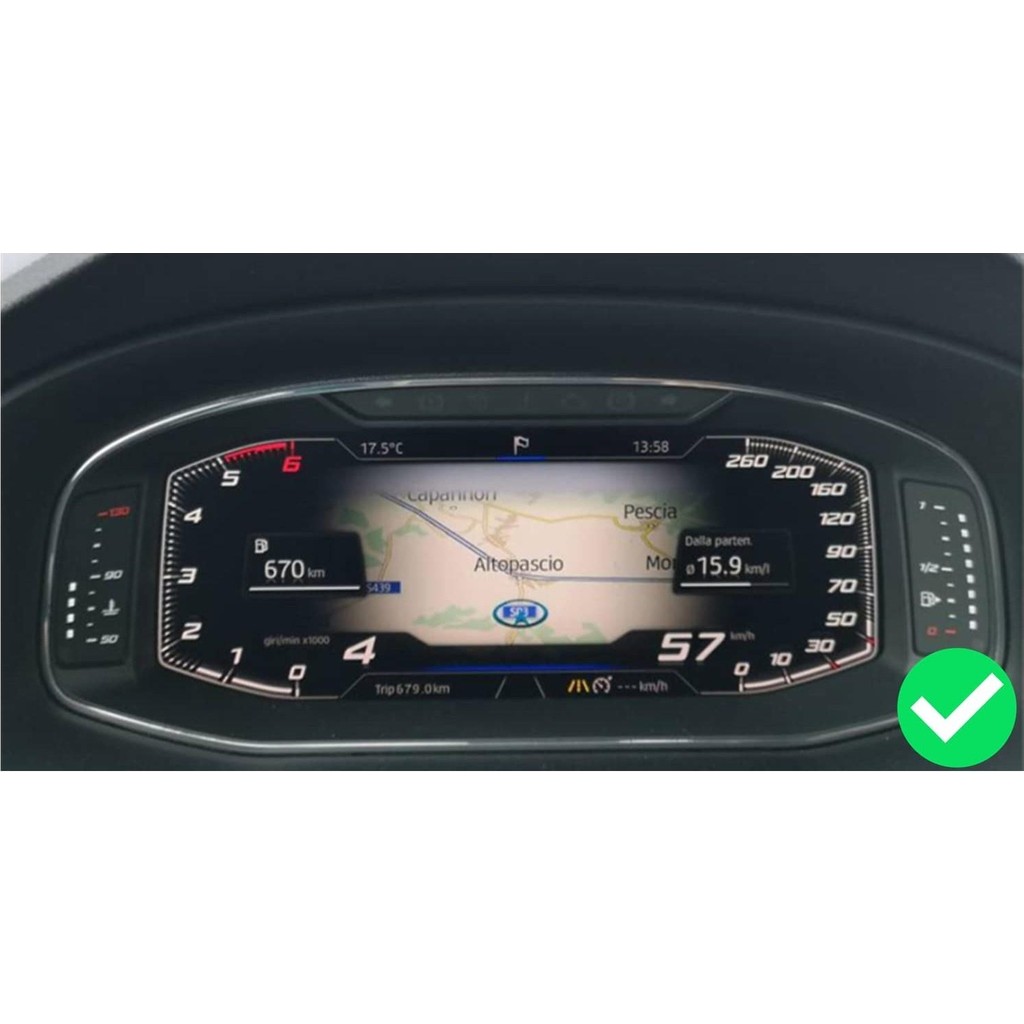 Seat Ateca 10.25 Inç Dijital Gösterge Uyumlu 9h Nano Ekran Koruyucu Oto Teypleri Fiyatı