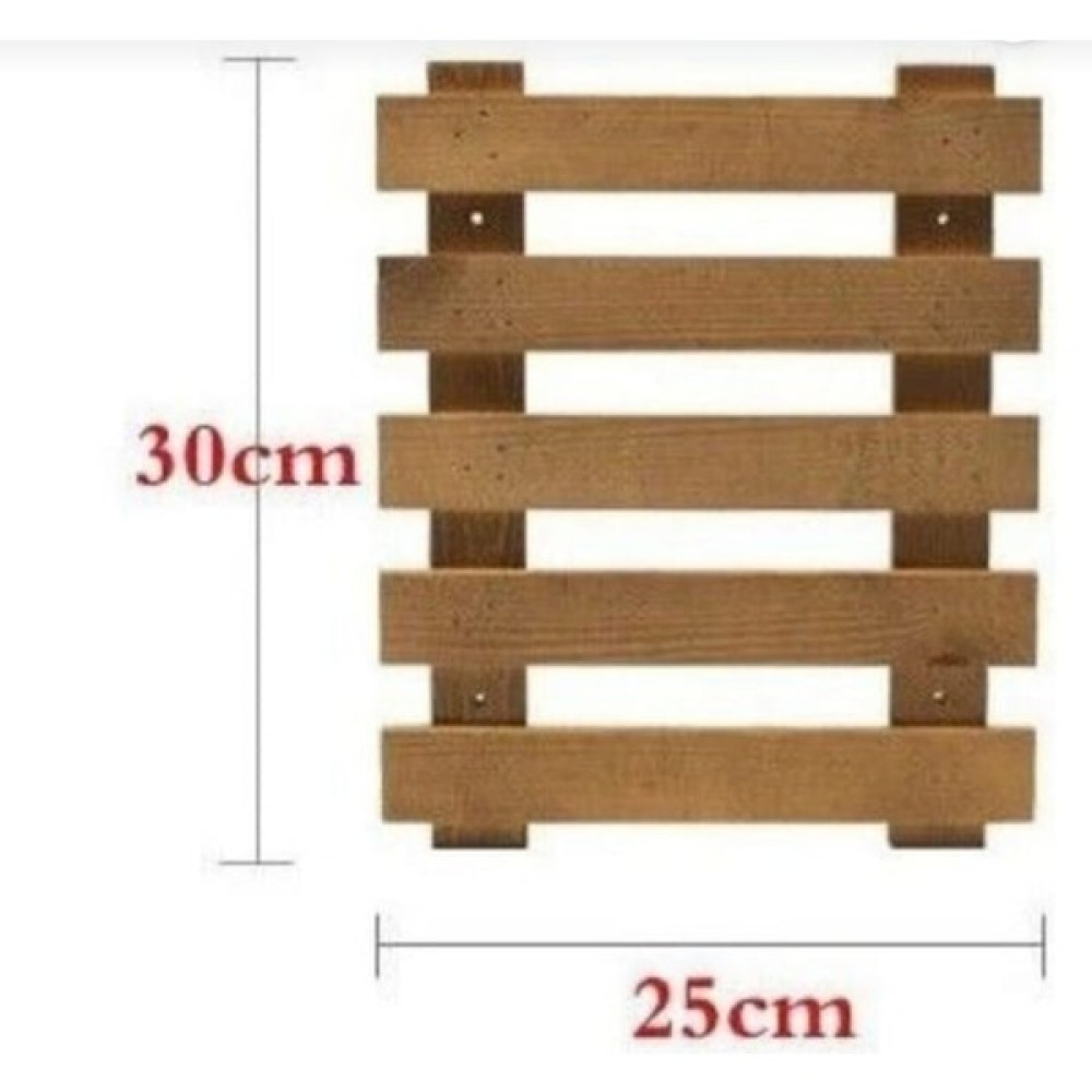 SEB Ahşap Ahşap Duvara Monte Çiçeklik Saksılık Yükseklik 30 cm Genişlik 25 cm Saksı ve Aksesuarları Fiyatı