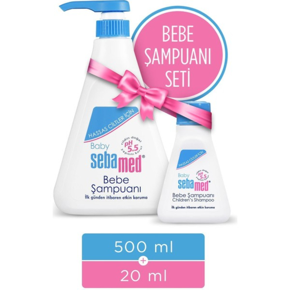 Sebamed Baby Ph 5.5 Bebek Şampuanı 500 ml + 20 ml - Şeffaf Bebek Şampuanı Fiyatı