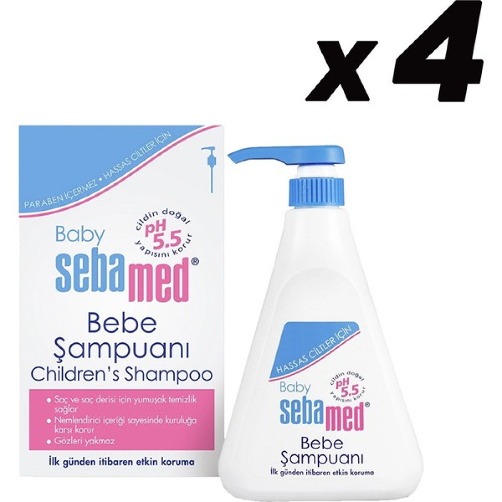 Sebamed Bebe Şampuanı 20ML 4'lü - Açık Gri Bebek Şampuanı Fiyatı
