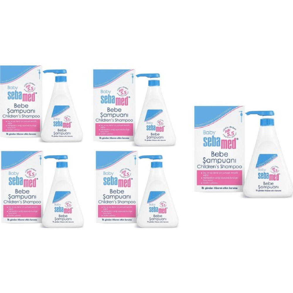 Sebamed Bebek Şampuanı 500 ml - 5 Adet Bebek Şampuanı Fiyatı