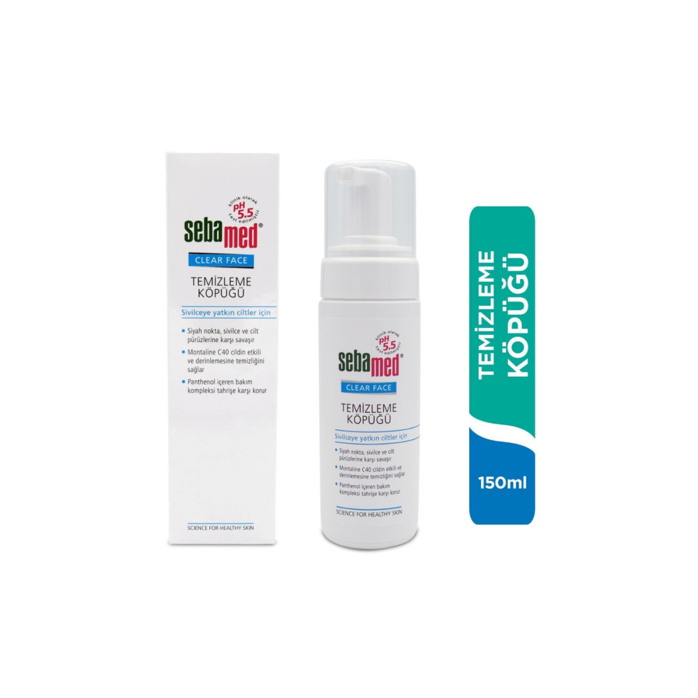 Sebamed Clear Face Temizleme Köpüğü 150ml Cilt Temizleme ve Peeling Fiyatı