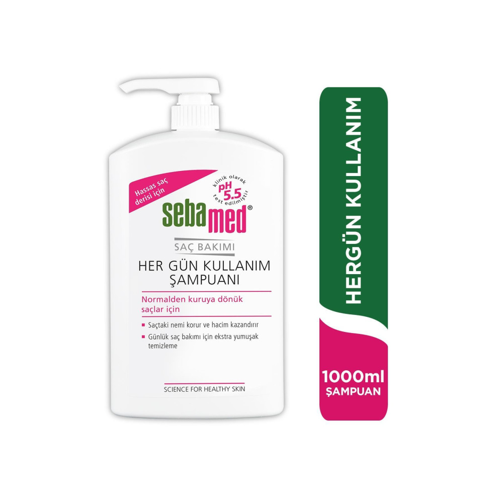 Sebamed Hergün Kullanım Şampuan 1000 ml Şampuan ve Saç Kremi Fiyatı