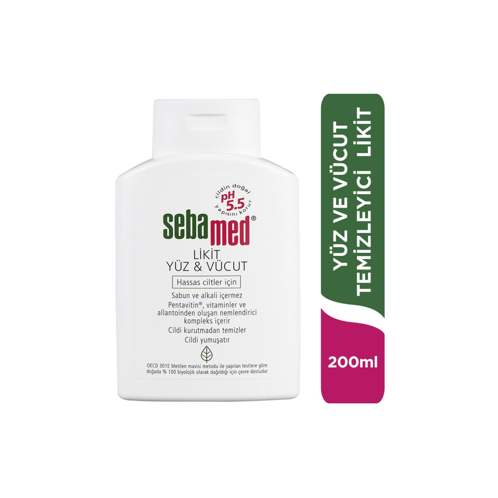 Sebamed Likit Yüz & Vücut 200 ml Cilt Temizleme ve Peeling Fiyatı