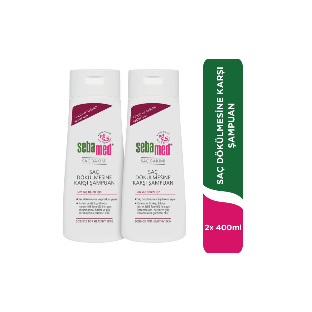 Sebamed Saç Dökülmesine Karşı Etkili Anti Hairloss Şampuan  400 ml X 2 Şampuan ve Saç Kremi Fiyatı