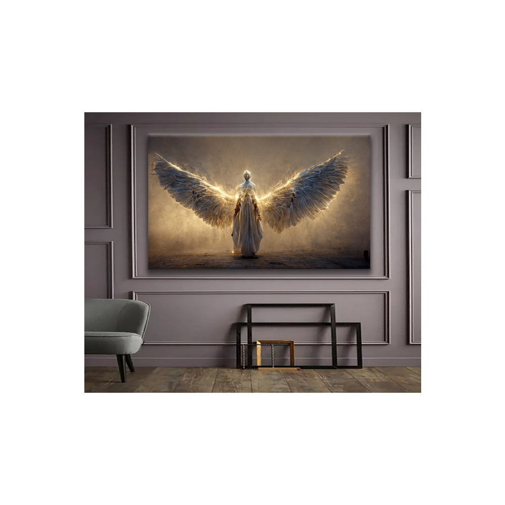 Sebenta Altın Kanatlar Ve Özgürlük Ruhu Kanvas Tablo 140 x 210 Beden Tablo & Poster Fiyatı