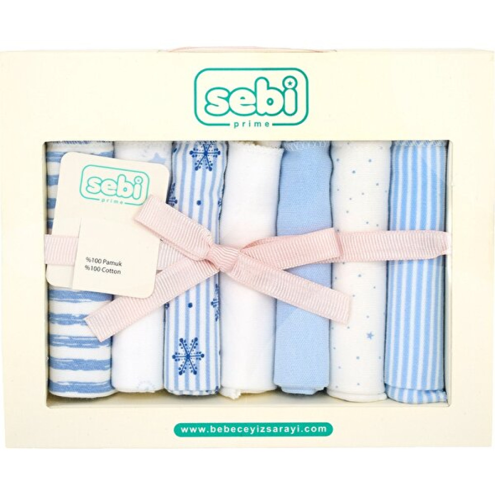 Sebi Bebe Bebek Ağız Mendili 7'li 2009 - Yenidoğan - Ekru - Pembe Mama Önlüğü Fiyatı