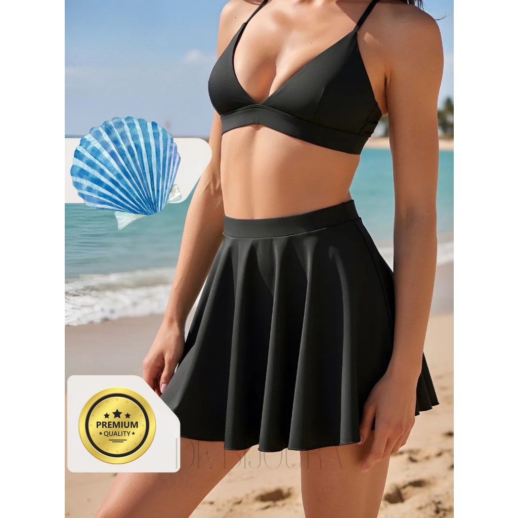 Sebura Kadın Etekli Bikini Altı Esnek Kumaş Rahat Plaj Şortu Giyim & İç Giyim Fiyatı