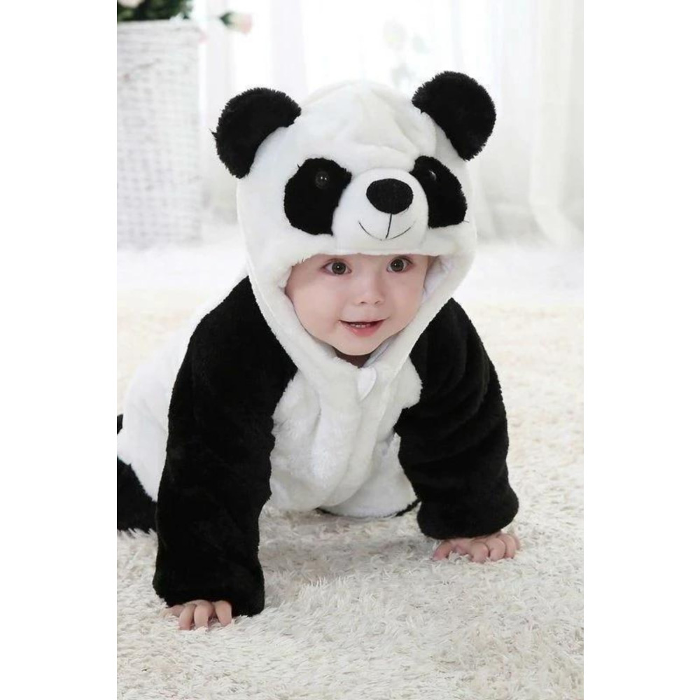 sebura Peluş Unixex Fermuarlı Panda Bebek Uyku Tulumu Kışlık 1 Yaş Beden Bebek Tulumu Fiyatı