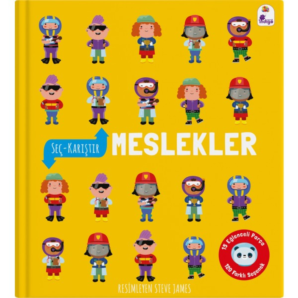 Seç – Karıştır : Meslekler (15 Eğlenceli Parça, 120 Farklı Seçenek) Çocuk Öykü Fiyatı