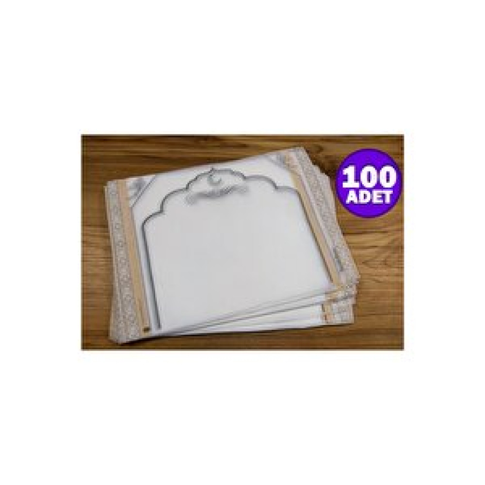 SecdeBant Zemine Yapışabilir Tek Kullanımlık Seccade 30x40cm - Kullan At Kumaş Seccade 100'lü Paket Seccade Fiyatı