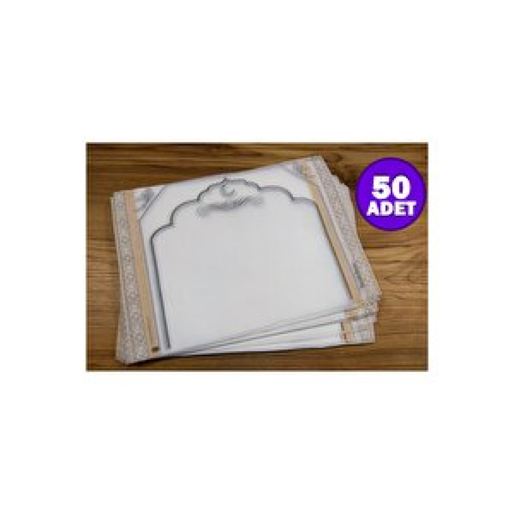 SecdeBant Zemine Yapışabilir Tek Kullanımlık Seccade 30x40cm - Kullan At Kumaş Seccade 50'li Paket Seccade Fiyatı
