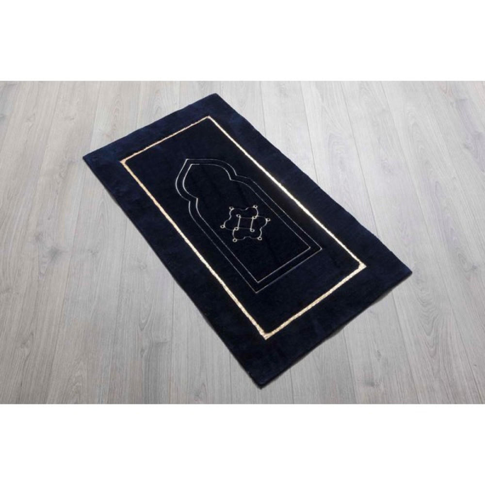 Secdem Lacivert Lacivert Peluş Seccade - 120 x 70 cm Seccade Fiyatı