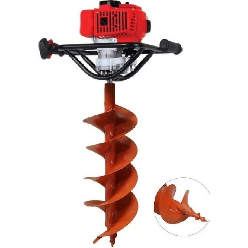 Secho DX5500 Toprak Burgu Makinası Çift Helezonlu 200 mm Bahçe Makinesi Fiyatı