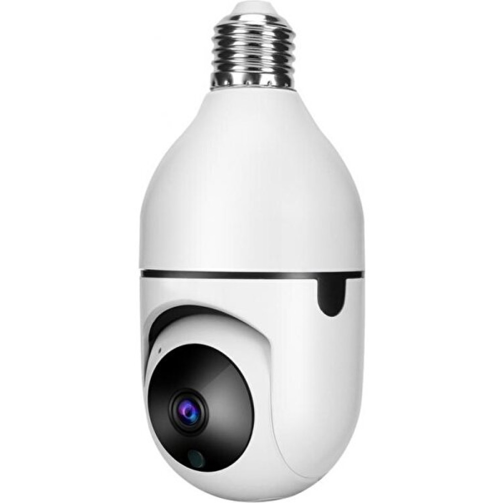 Seçkin Hediyelik Gece Görüşlü 360 Derece LED Işık 1080P Wifi Kamera Kablosuz Panoramik Ev Güvenlik Balıkgözü Ampul Lamba Ip Kamera - Beyaz Güvenlik Kameraları Fiyatı