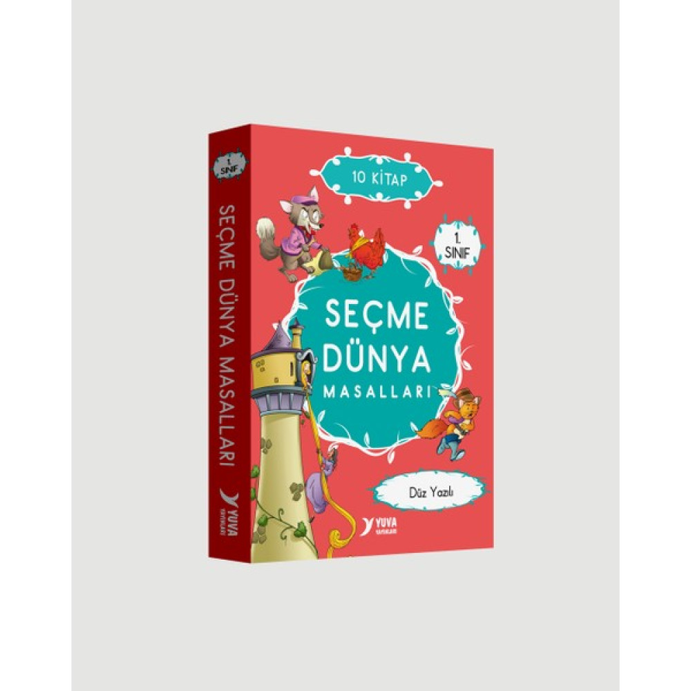 Seçme Dünya Masalları (Düz Yazı) 1.sınıf 10 Kitap (Ciltli) Çocuk Öykü Fiyatı