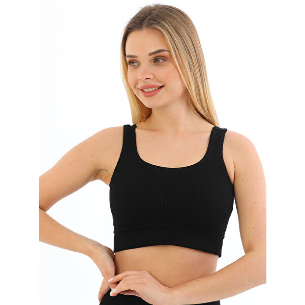Secret Moda Yeni Sezon Kalın Askılı Fitilli Toparlayıcı Bel Kısmı Lastikli Kadın Büstiyer Siyah Kadın İç Giyim / Çamaşır Fiyatı