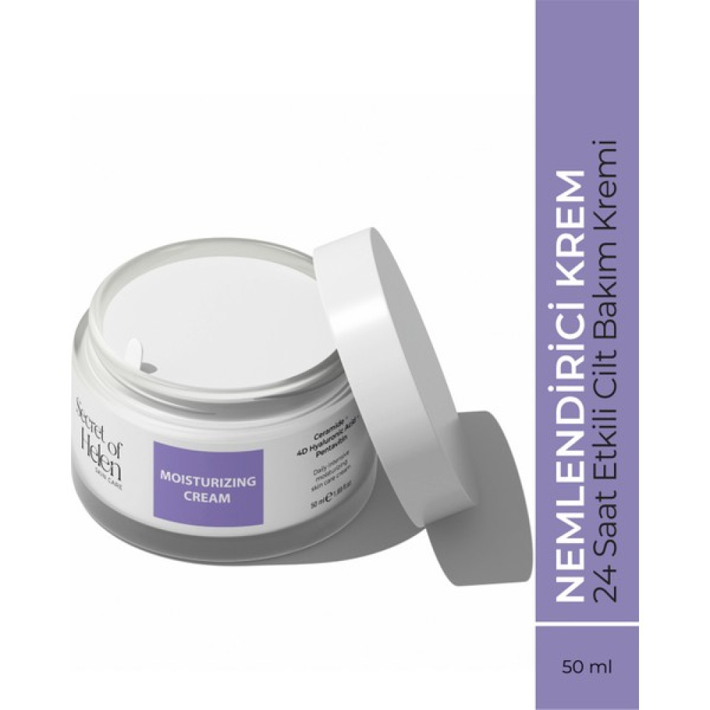 Secret Of Helen Nemlendirici Yüz Kremi 50 ml | Su Bazlı Yoğun Nemlendirici| Ceramide, 4d Hyaluronik Asit ,pentavitin Nemlendiriciler Fiyatı