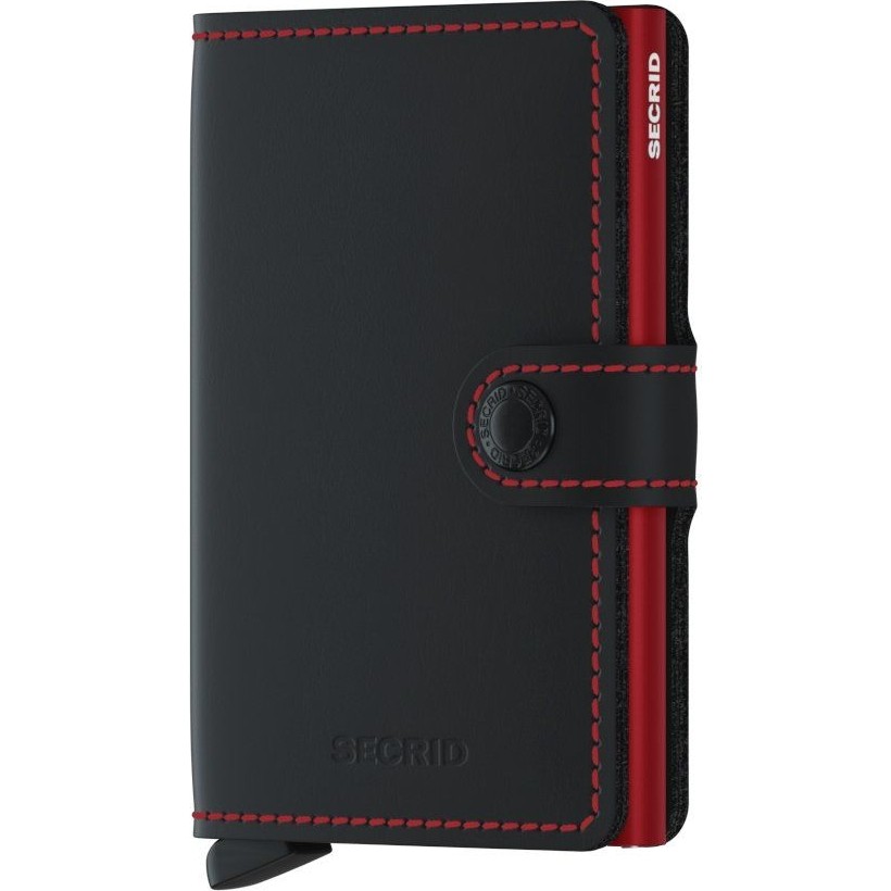 Secrid Miniwallet Matte Black& Red, N/a - %100 Orjinal Avrupa Derisi Cüzdan Diğer Fiyatı